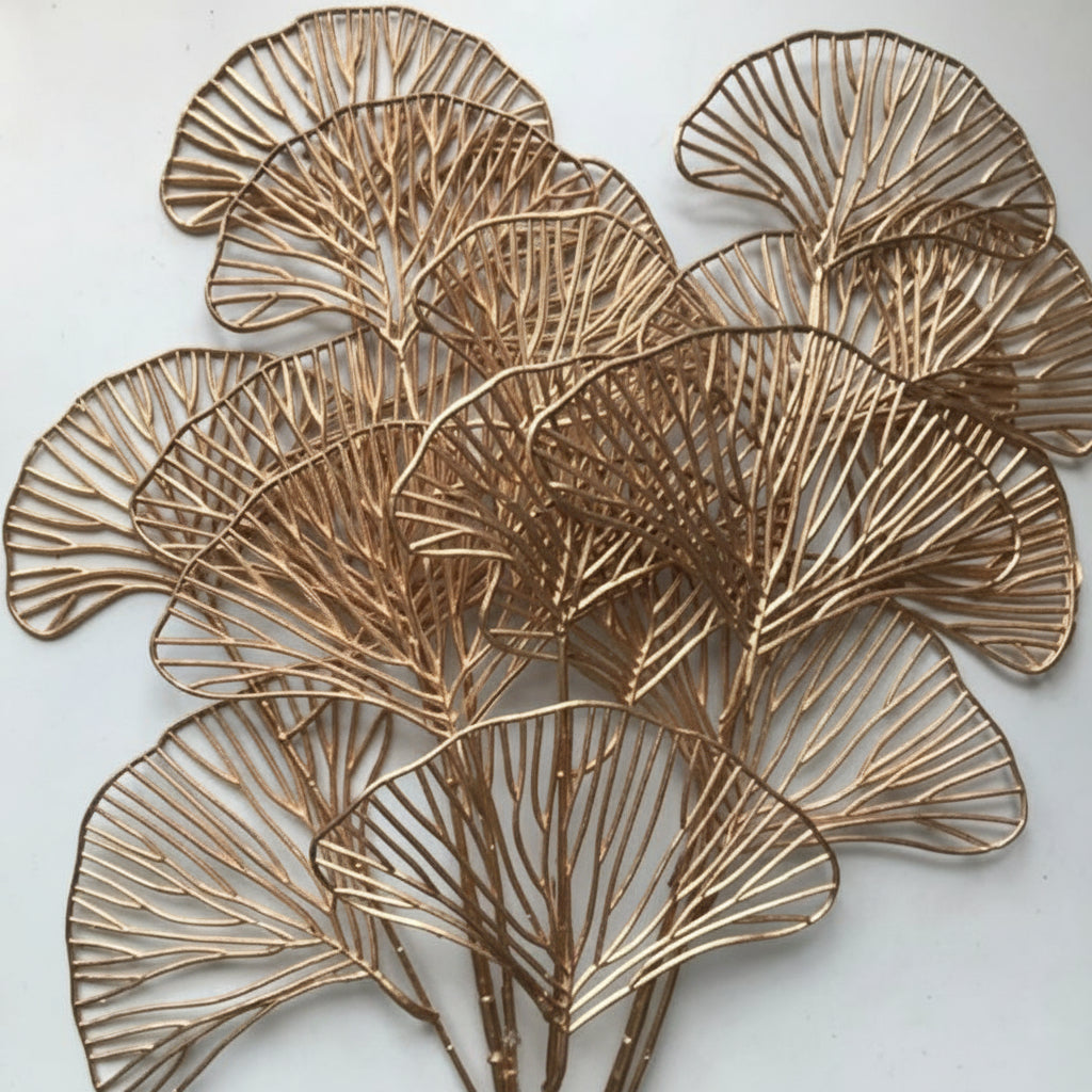 Tropical Ginko Gold |  3Pc Set