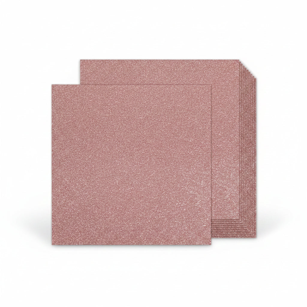 Rose Gold Glitter Paper