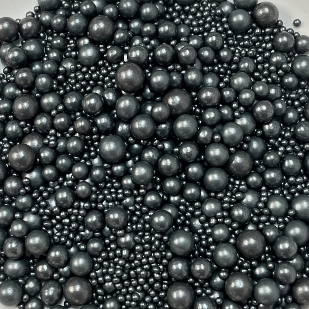 Mixed Size Edible Sugar Pearls – Textured Cake Decorations