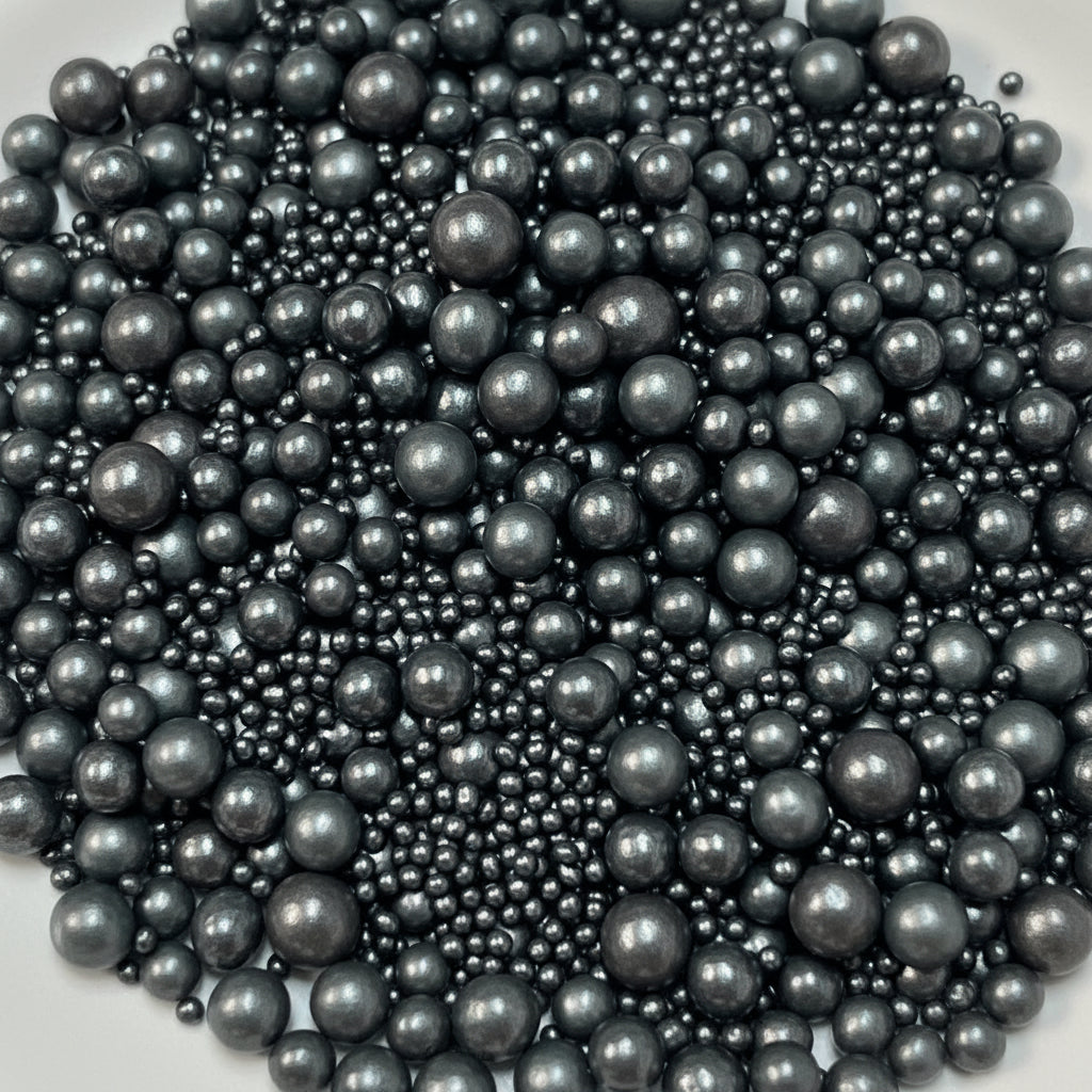 Mixed Size Edible Sugar Pearls – Textured Cake Decorations