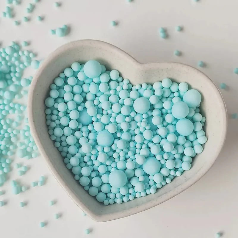 Mixed Size Edible Sugar Pearls – Textured Cake Decorations