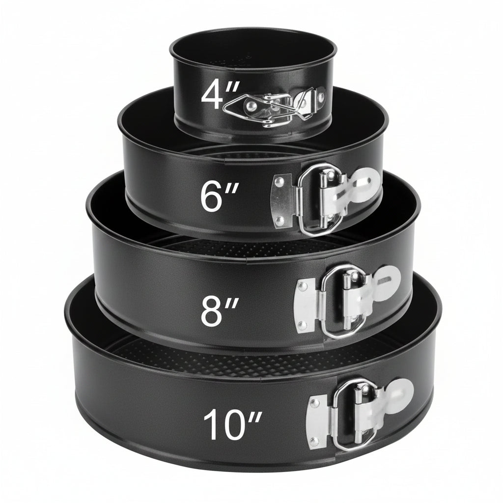 Round Spring Foam Tins ( non stick ) 4pc set