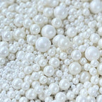 Mixed Size Edible Sugar Pearls – Textured Cake Decorations