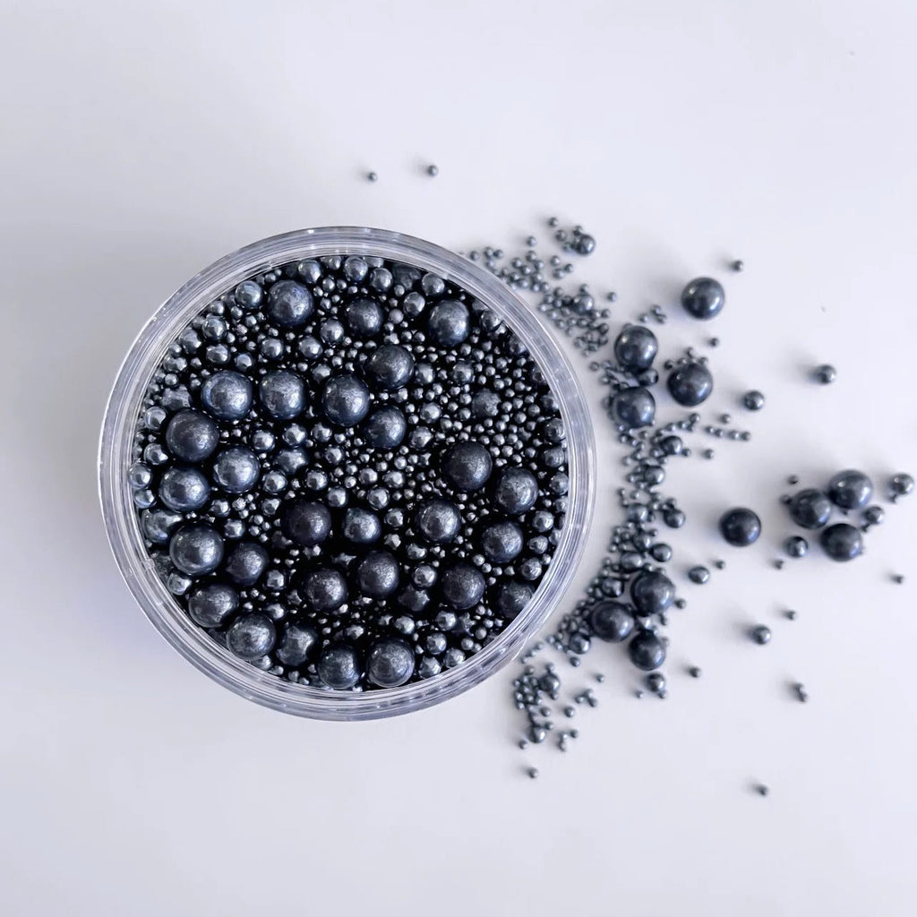 Mixed Size Edible Sugar Pearls – Textured Cake Decorations