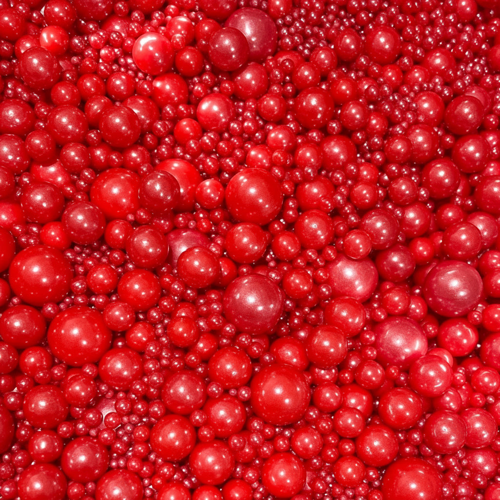 Mixed Size Edible Sugar Pearls – Textured Cake Decorations