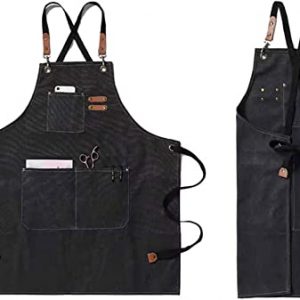 Black Jeans Apron – Stylish & Durable for Bakers, Baristas & Creatives