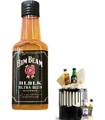 Mini Jim Beam Black-Inspired Non-Alcoholic Bottle – Bold Cake Topper