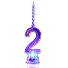 LED Number Candle – Light-Up Cake Topper