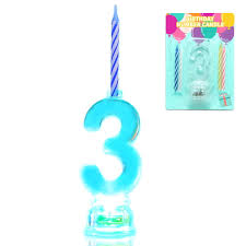 LED Number Candle – Light-Up Cake Topper