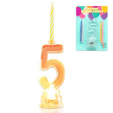 LED Number Candle – Light-Up Cake Topper