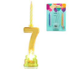 LED Number Candle – Light-Up Cake Topper