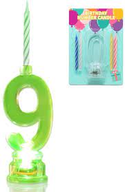 LED Number Candle – Light-Up Cake Topper