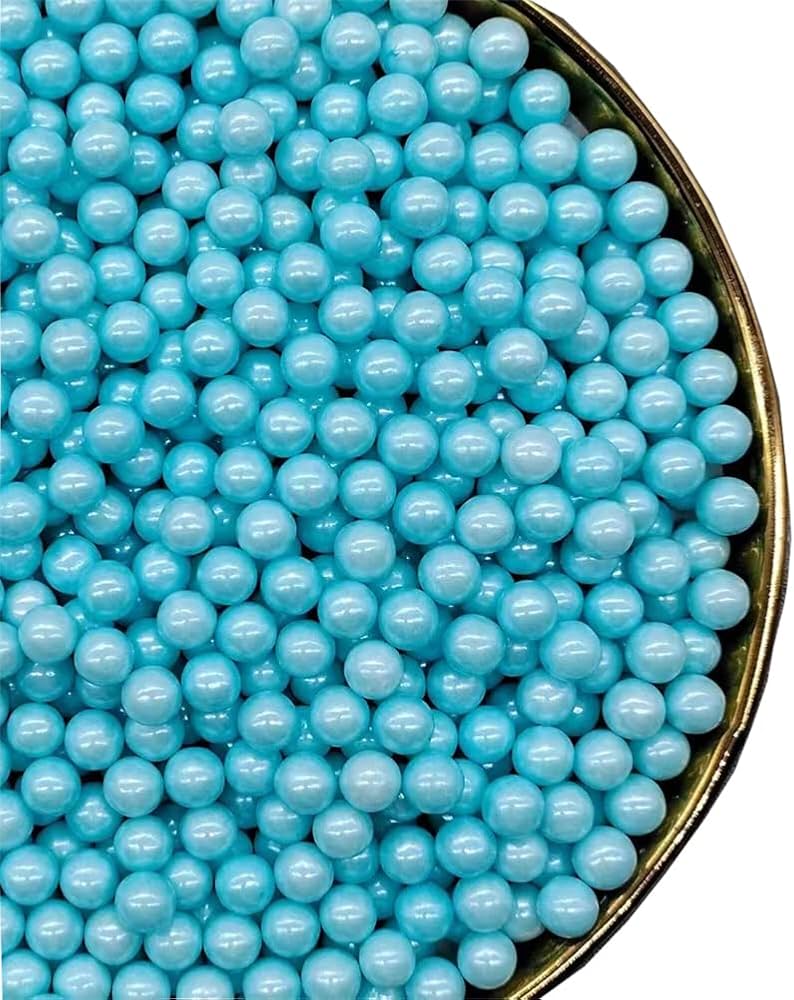 Edible Sugar Pearls 4mm – Elegant Cake & Dessert Decorations