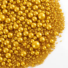 Mixed Size Edible Sugar Pearls – Textured Cake Decorations