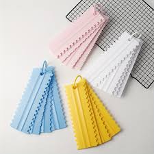 Plastic Scraper  | Cake Smoother & Dough Scraper for Baking