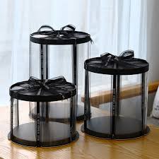 PVC Round Cake Box – Crystal-Clear Packaging for Tall & Standard Cakes (Multiple Diameters)