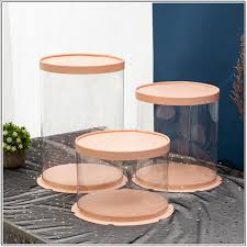 PVC Round Cake Box – Crystal-Clear Packaging for Tall & Standard Cakes (Multiple Diameters)