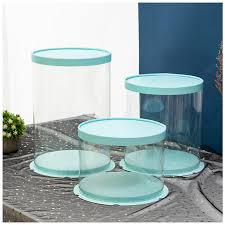 PVC Round Cake Box – Crystal-Clear Packaging for Tall & Standard Cakes (Multiple Diameters)
