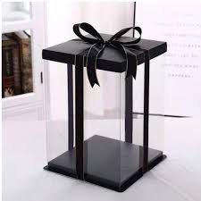 PVC Square Cake Box – Clear Display Packaging for Cakes & Desserts (Multiple Sizes)