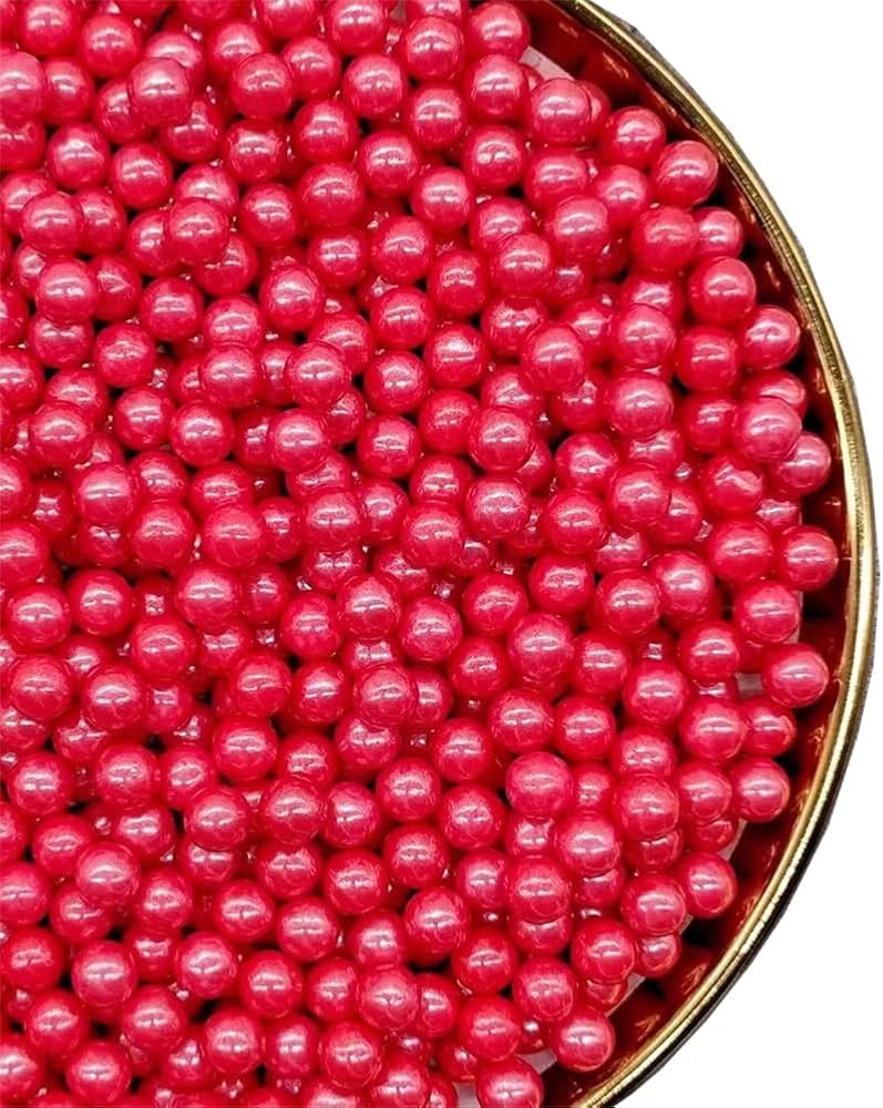 Edible Sugar Pearls 4mm – Elegant Cake & Dessert Decorations