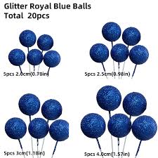 Ball Shaped Spheres – 10 & 20 Pcs | Decorative Edible Balls for Cake & Dessert Topping