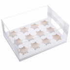 12 hole Clear Cupcake Boxes