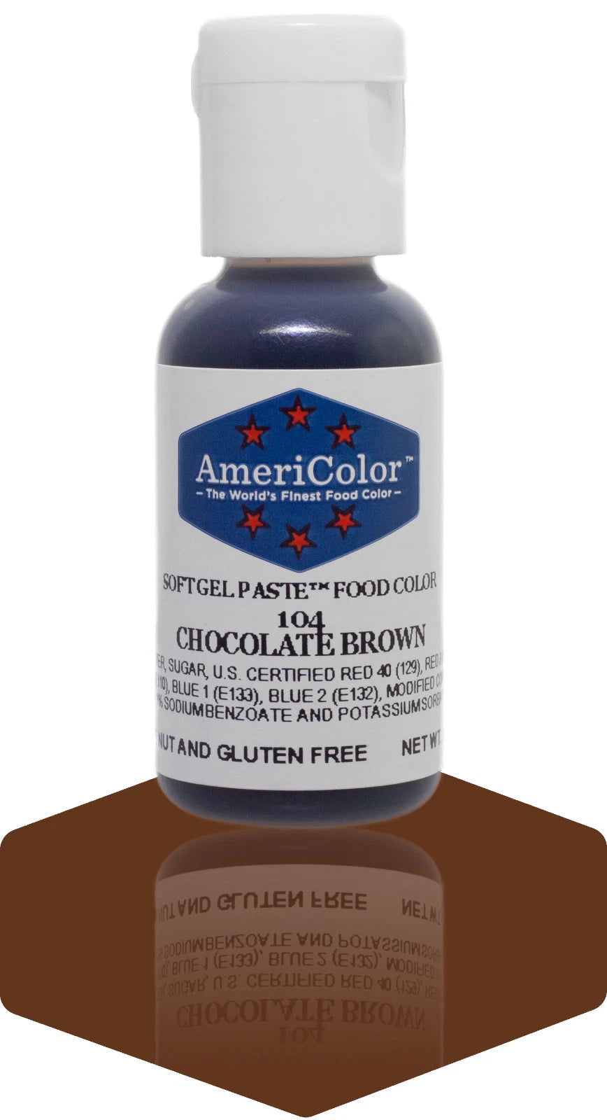 Americolor Chocolate Brown  Soft Gel Paste Food Color 21gms