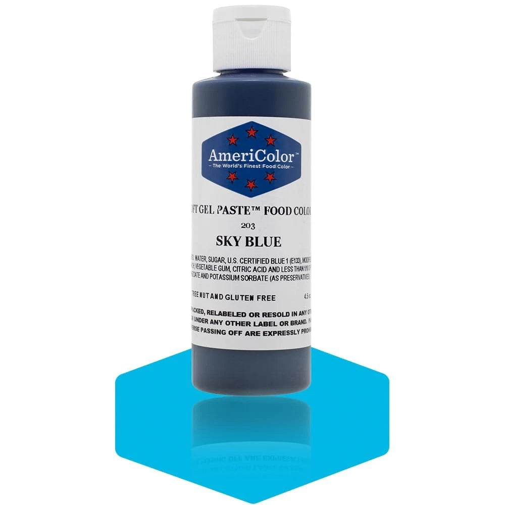 Americolor Sky Blue  Soft Gel Paste Food Color 128gms