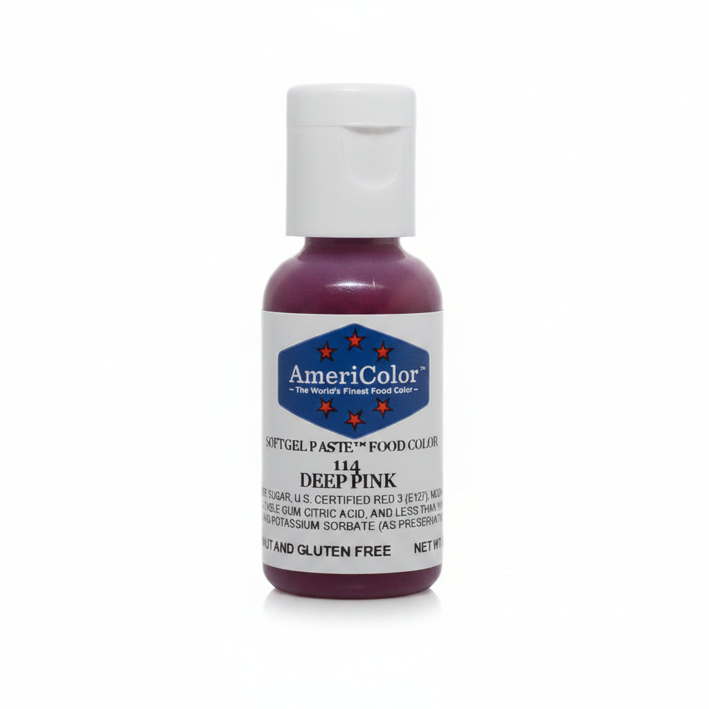 Americolor Deep Pink Soft Gel Paste Food Color 21g