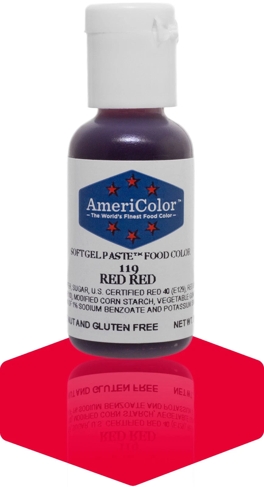 Americolor Red Red Soft Gel Paste Food Color 21g