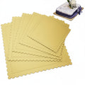 Scalloped  Square Gold boards