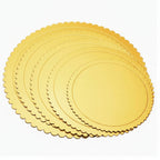 scalloped  Round Gold boards