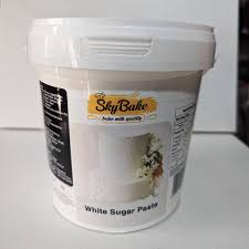 Sky Bake White Sugar Paste (Fondant) – Smooth, Stretchable & Easy to Use