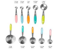 Stainless Measuring Cups and Spoons