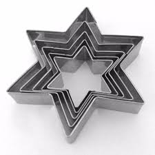 Stainless Steel Star cookie cutter set of 5