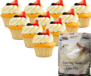 Pristine Super Vegetarian Vanilla Eggless Cake Mix – Soft, Fluffy & Egg-Free