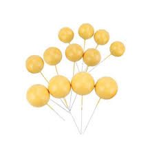 Ball Shaped Spheres – 10 & 20 Pcs | Decorative Edible Balls for Cake & Dessert Topping